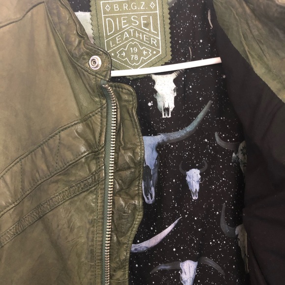 Diesel leather bikers jacket - Picture 2 of 4